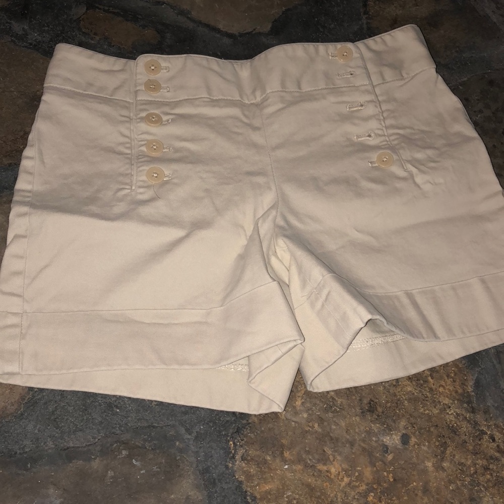 Express Design Studio 4 inch cuffed shorts